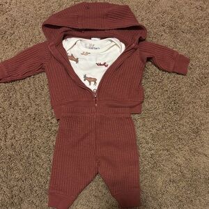 Carter's Rust Red Kids Matching Set